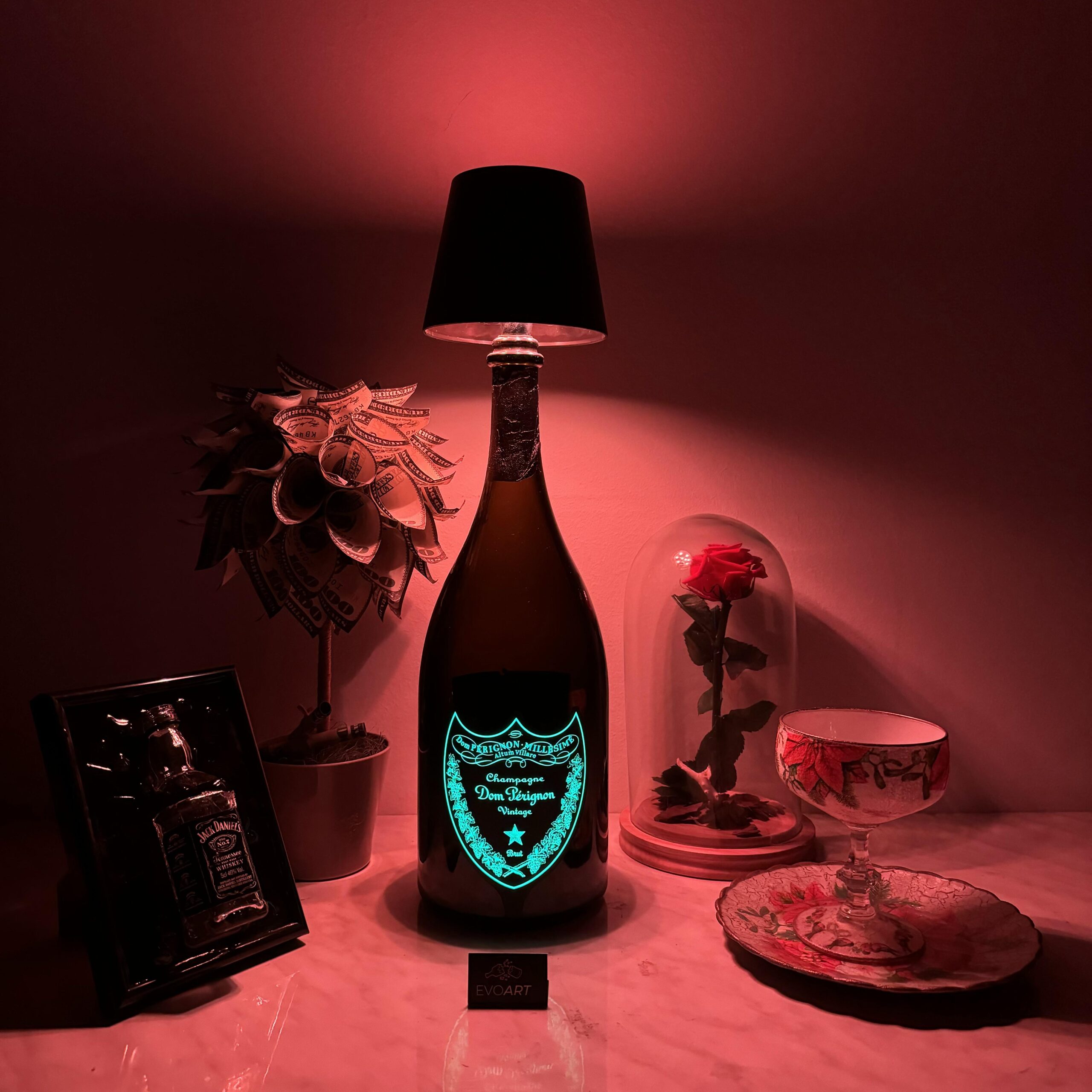 Lampa led multicolor Dom Perignon Led 1,5L - imagine 5